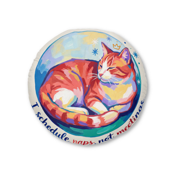 Cozy Epiphany Cat Floor Pillow