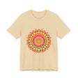 Vibrant and detailed mandala pattern tee in a variety of colors
