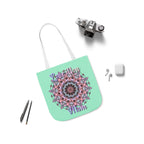 Mandala 'Love You Mom' Canvas Tote — Floral Mother's Day Gift Bag