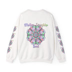 Felpa Girocollo Legame Madre-Figlia — Regalo di Famiglia Mandala Floreale
