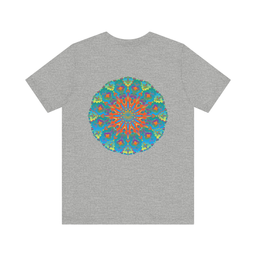 Beautiful Mandala Tee with intricate design promoting spiritual peace and harmony