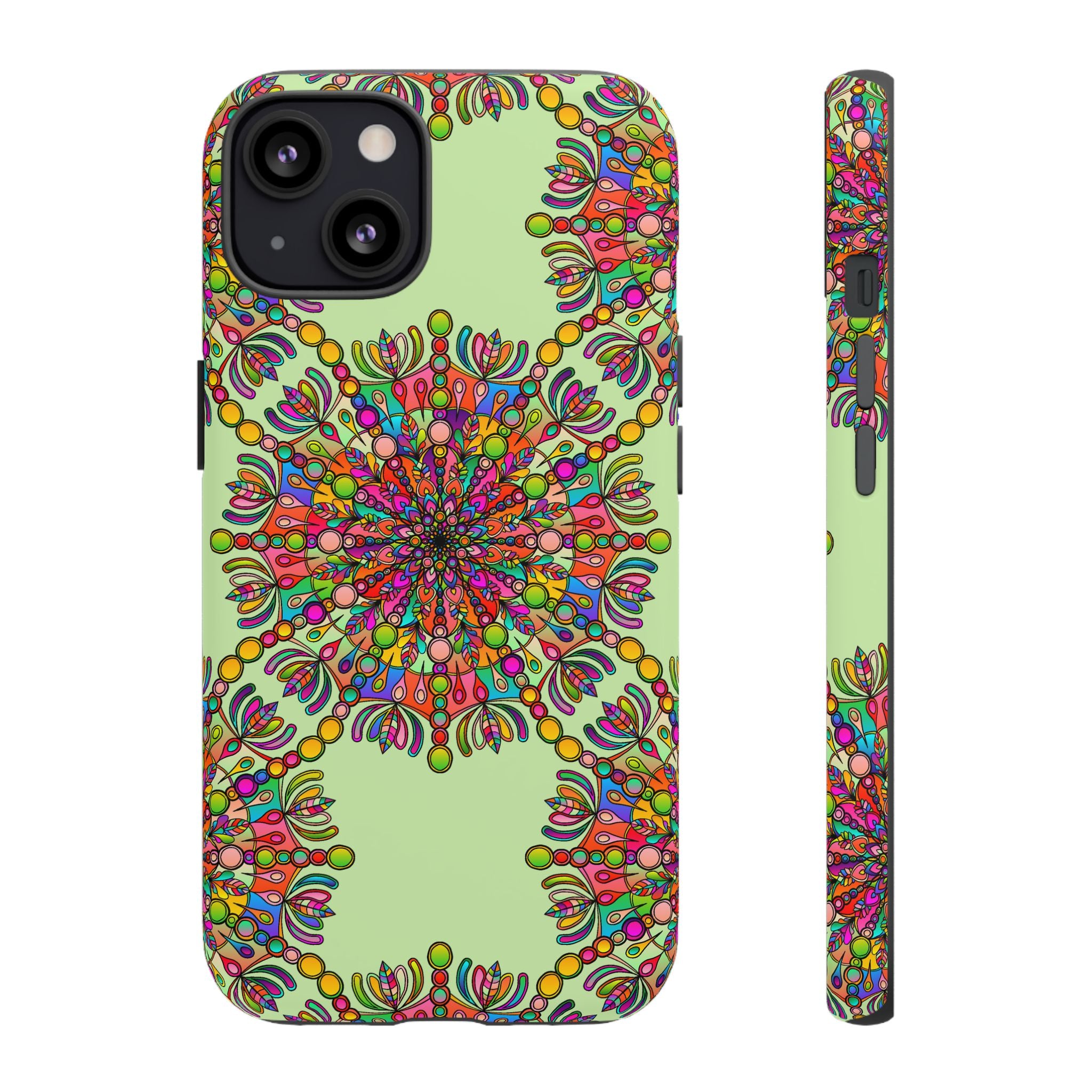 Vibrant Mandala iPhone & Google Pixel Case | Tough Cases