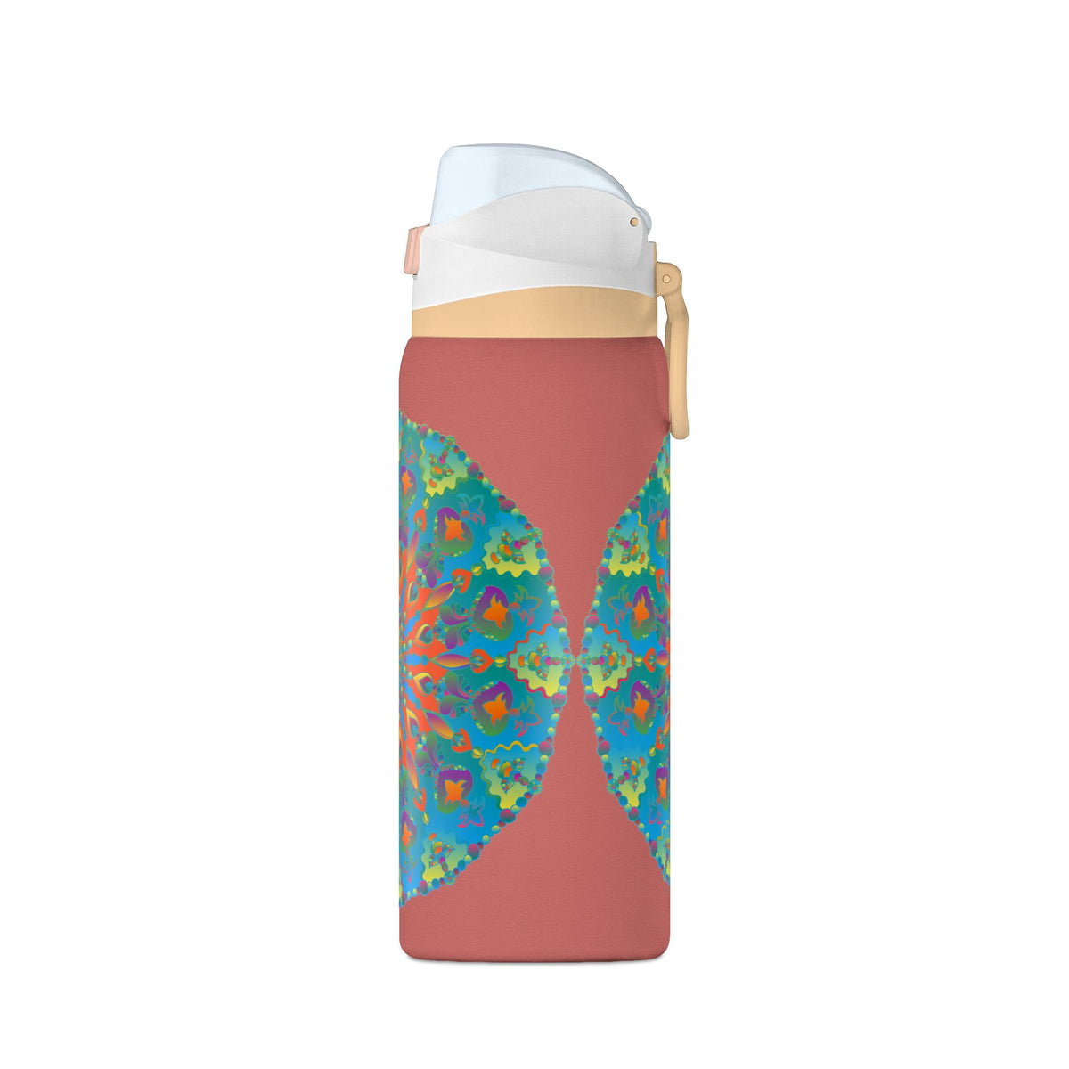 Borraccia termica da 32oz — Design mandala caleidoscopio colorato