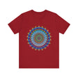 Vibrant Mandala Tee with a colorful and intricate design, perfect for adding a pop of brightness and detail to your wardrobe