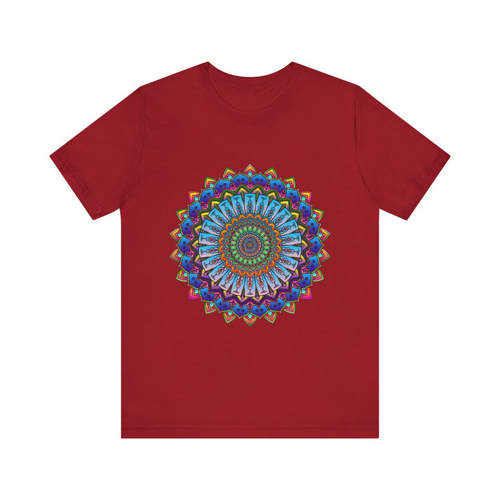 Vibrant Mandala Tee with a colorful and intricate design, perfect for adding a pop of brightness and detail to your wardrobe