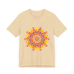 Vibrant Mandala Tee featuring a colorful and intricate design with vibrant hues and detailed patterns, perfect for adding a pop of color to your wardrobe