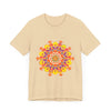 Vibrant Mandala Tee featuring a colorful and intricate design with vibrant hues and detailed patterns, perfect for adding a pop of color to your wardrobe