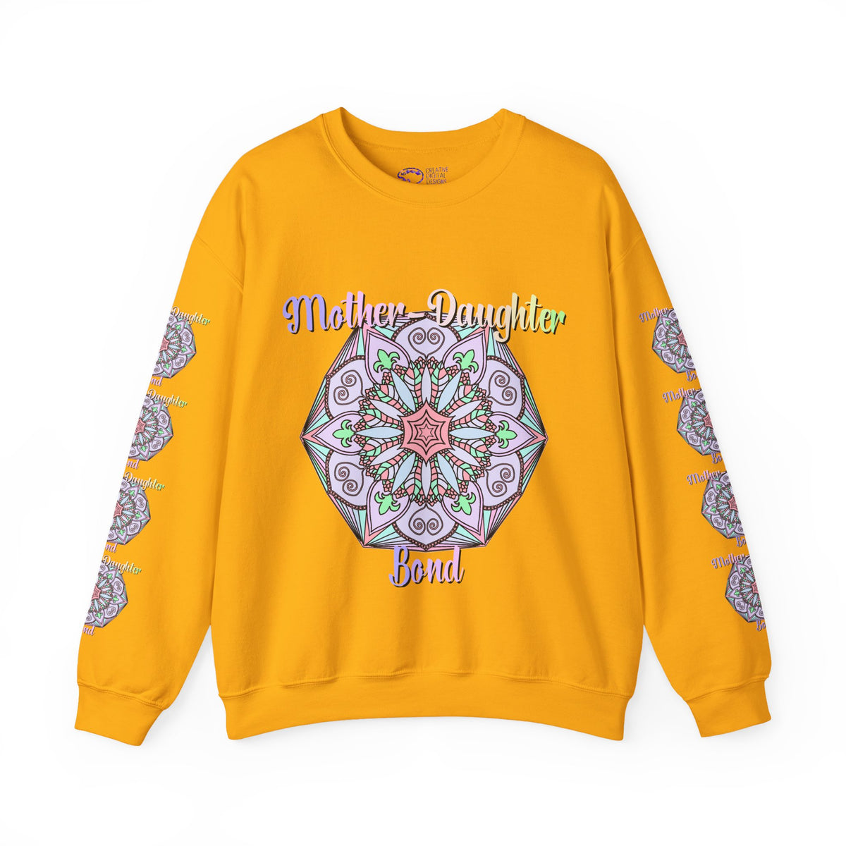 Mother-Daughter Mandala Sweatshirt Celebrating Unique Connections