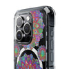 Protective impact case featuring an elegant Mandala design, compatible with MagSafe® for iPhone 14/15