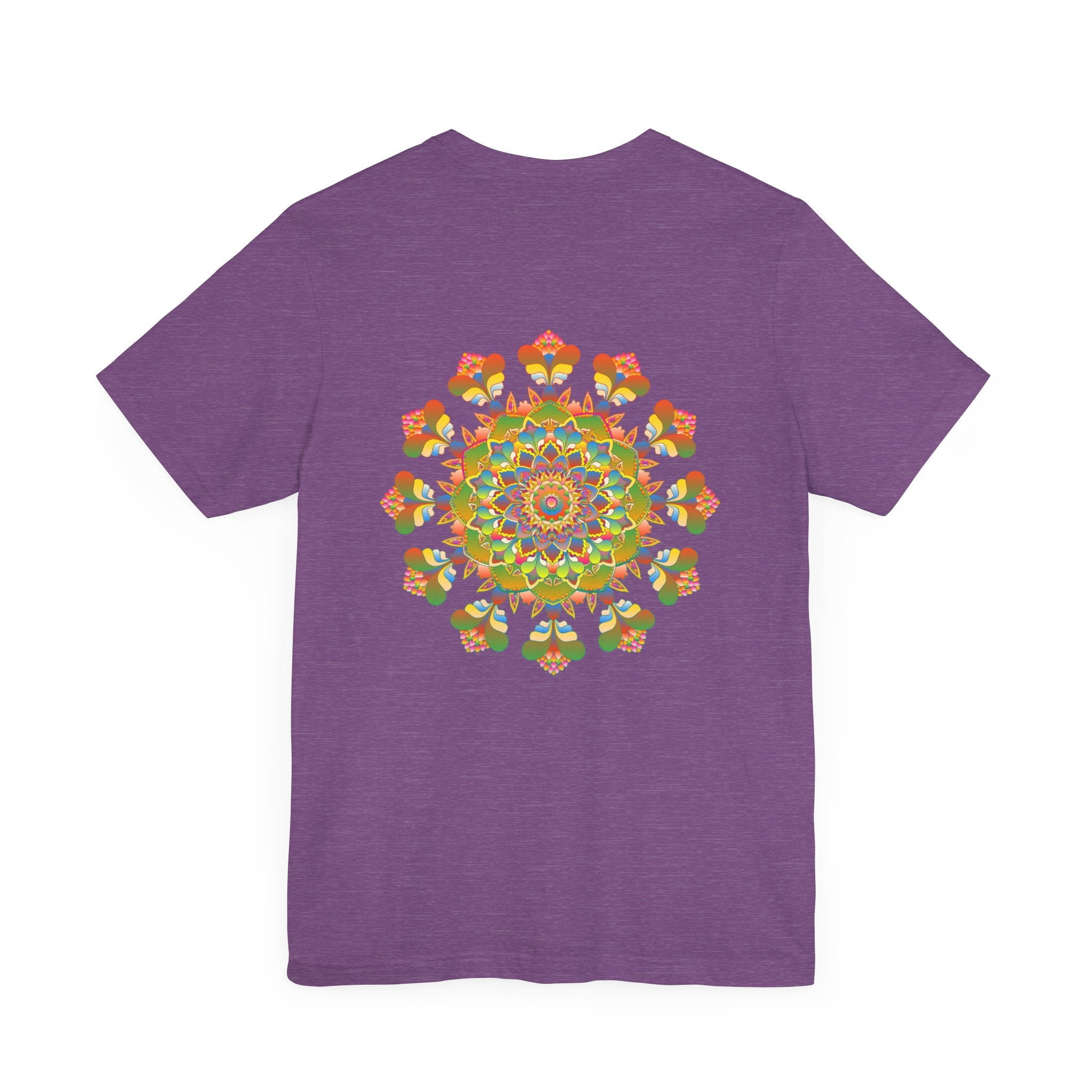 Woman doing yoga in Mandala Peace & Harmony T-Shirt