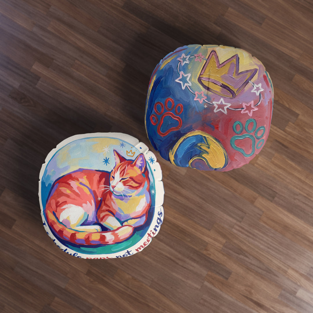 Cozy Epiphany Cat Floor Pillow