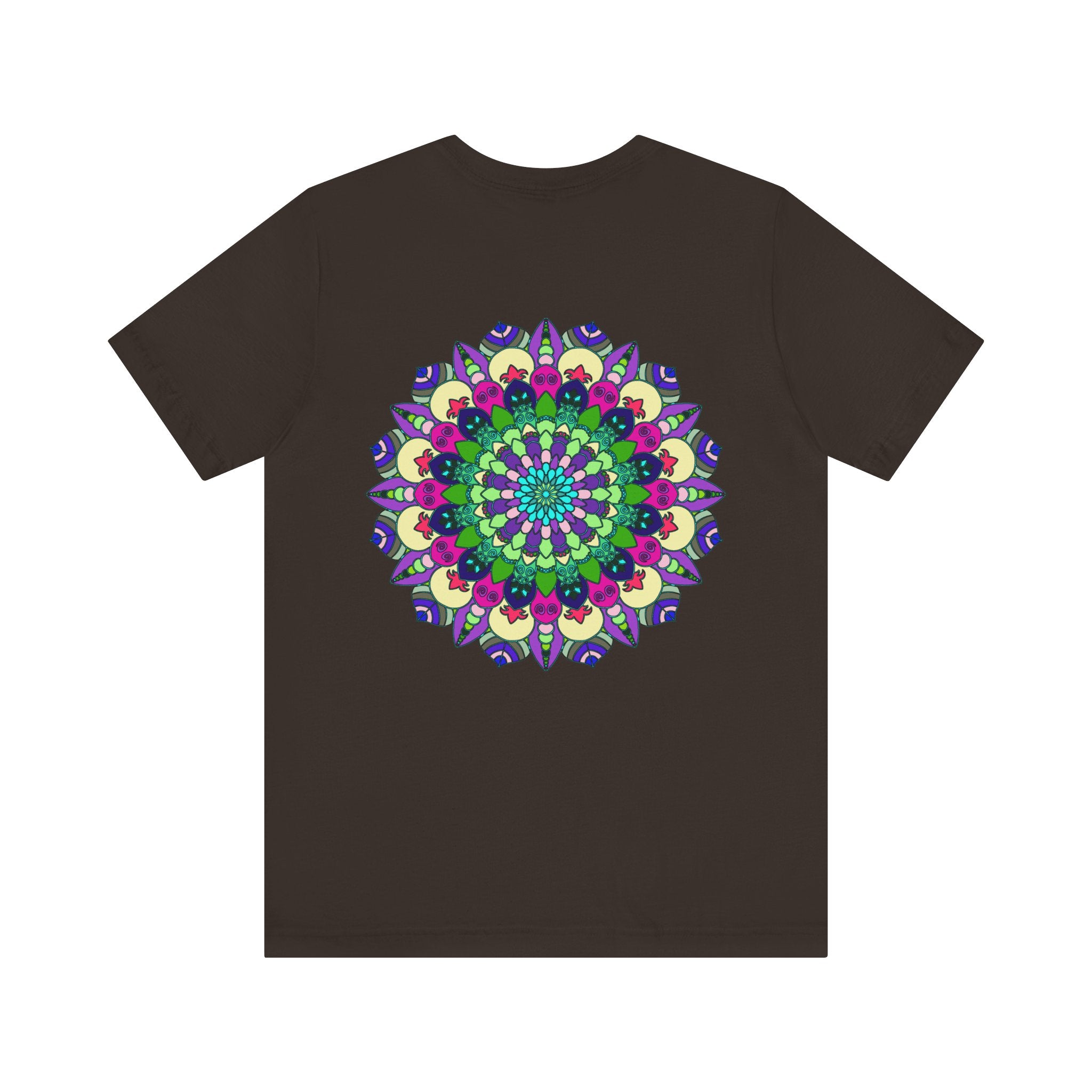 Beautiful mandala tee with intricate design promoting spiritual peace and harmony