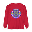 Colorful and intricate mandala design long sleeve t-shirt for men and women