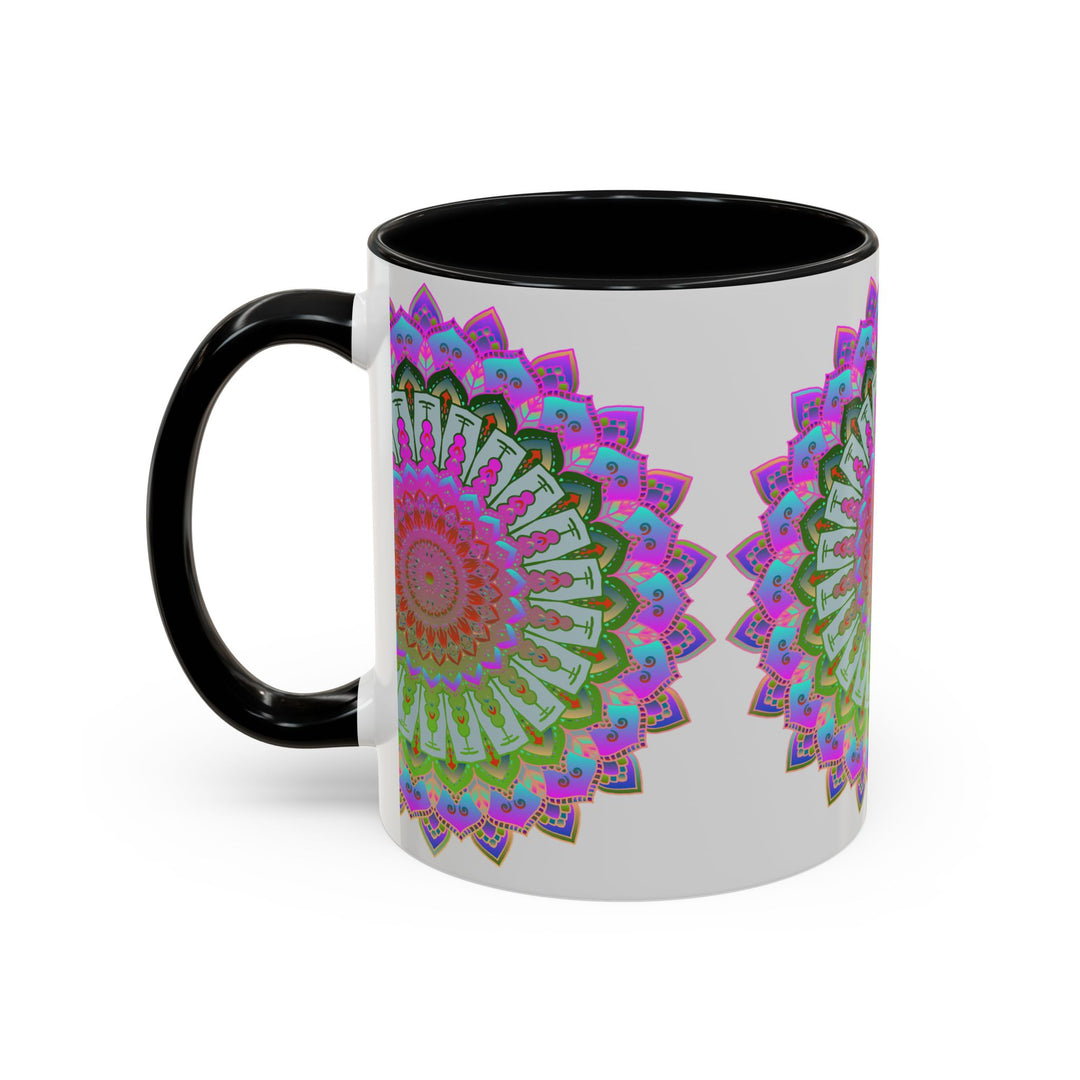 Colorful Mandala Art Mug with Intricate and Detailed Patterns