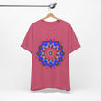 Vibrant and eye-catching mandala geometric t-shirt with a colorful design
