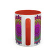 Vibrant Mandala Art Mug with Detailed and Colorful Design