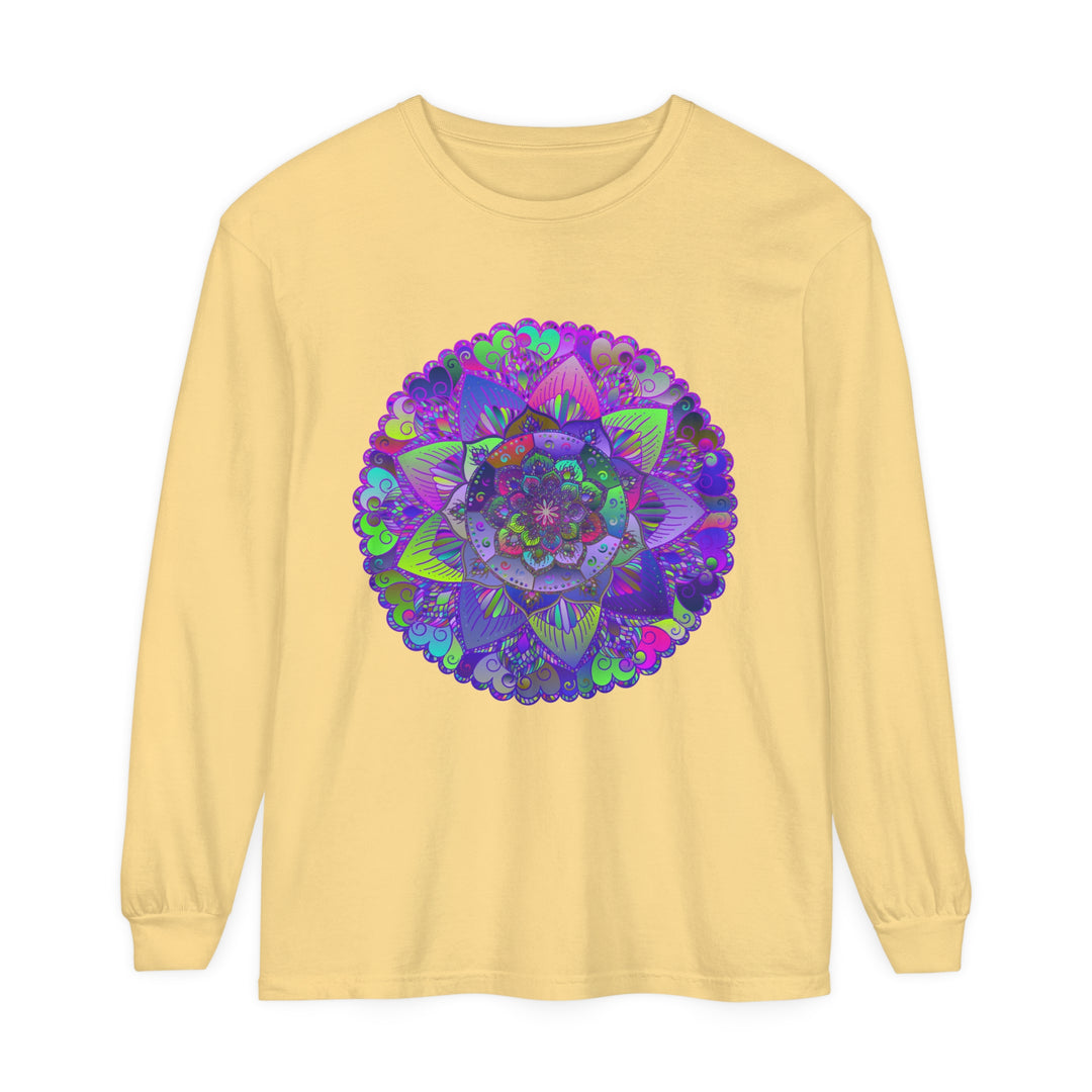 Intricate Mandala Long Sleeve T-Shirt - Psychedelic Art 10