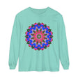 Colorful Mandala Long Sleeve T-Shirt for Comfort and Style