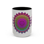  Stunning and detailed mandala art on a high-quality ceramic mug