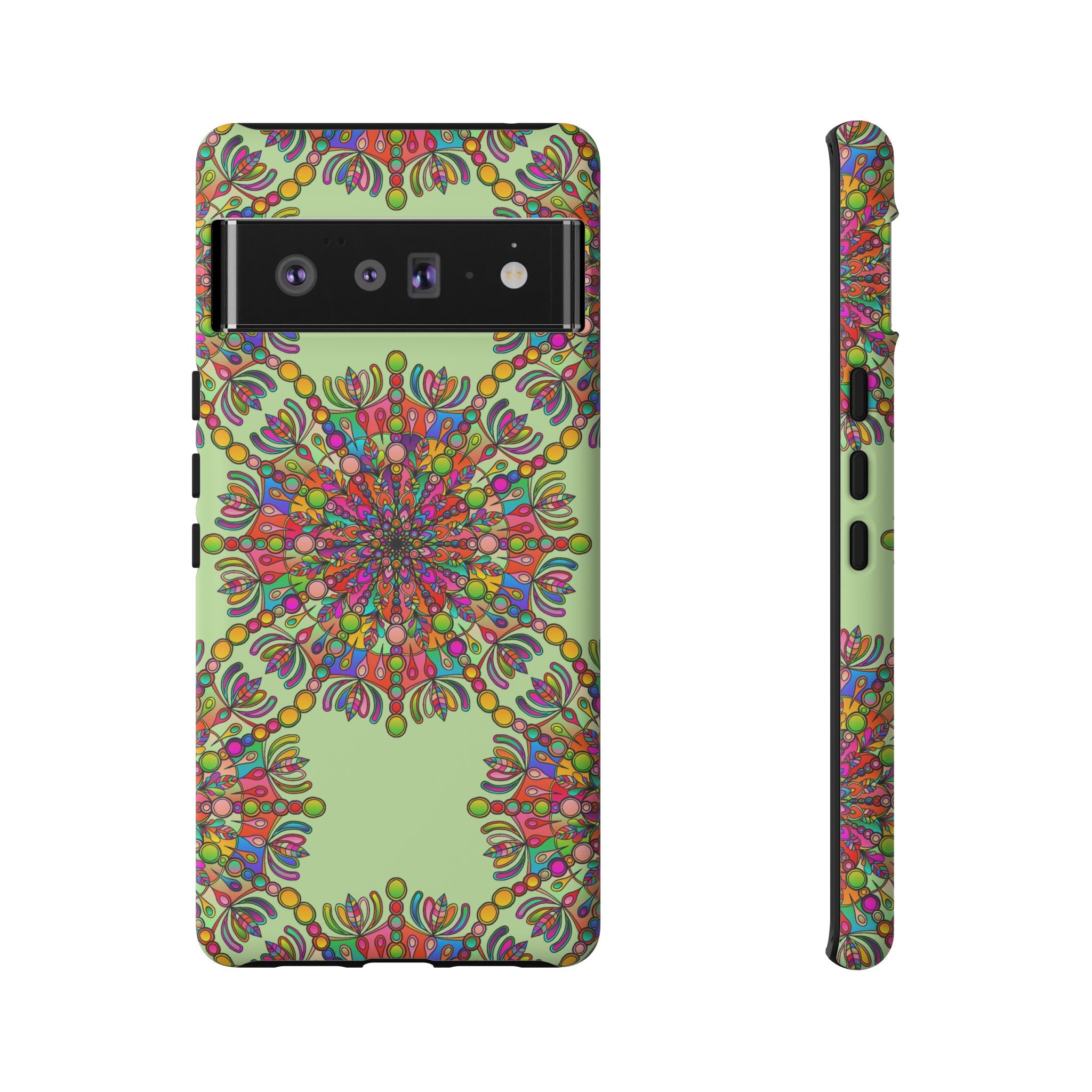 Intricate Mandala Phone Case in Lively Colors for Unique Style