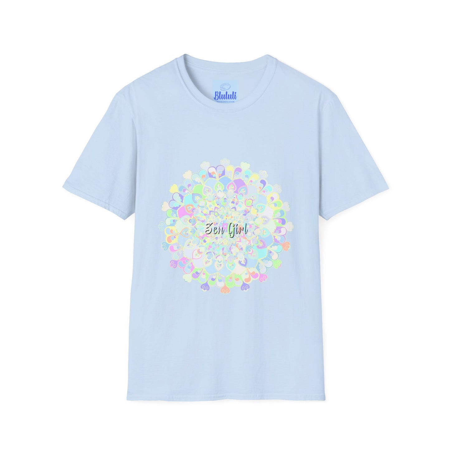 Colorful and intricate mandala design t-shirt with unique and eye-catching pattern