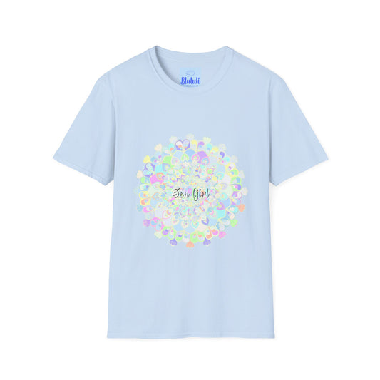 Colorful and intricate mandala design t-shirt with unique and eye-catching pattern