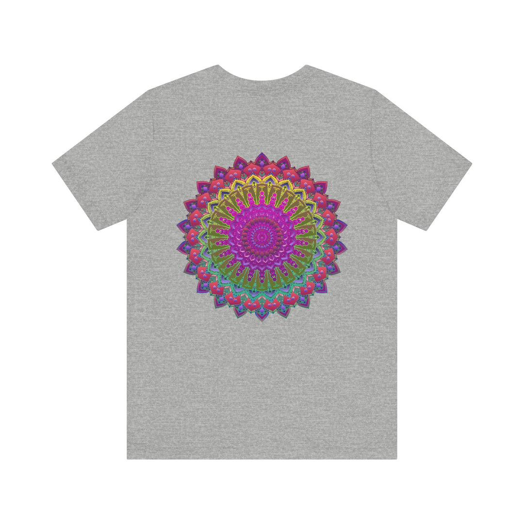 Stunning tee with a vibrant and spiritual mandala print