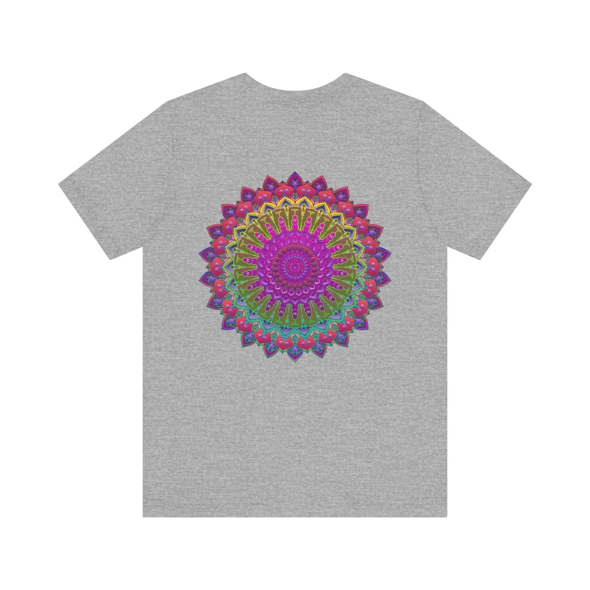 Stunning tee with a vibrant and spiritual mandala print