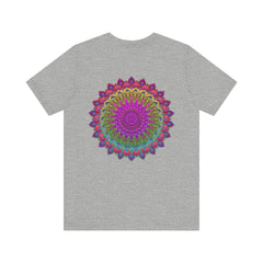 Stunning tee with a vibrant and spiritual mandala print