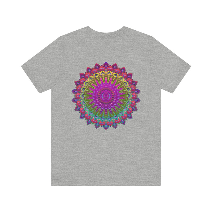 Stunning tee with a vibrant and spiritual mandala print