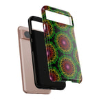 Artistic Mandala Phone Case with Bold Patterns and Modern Flair