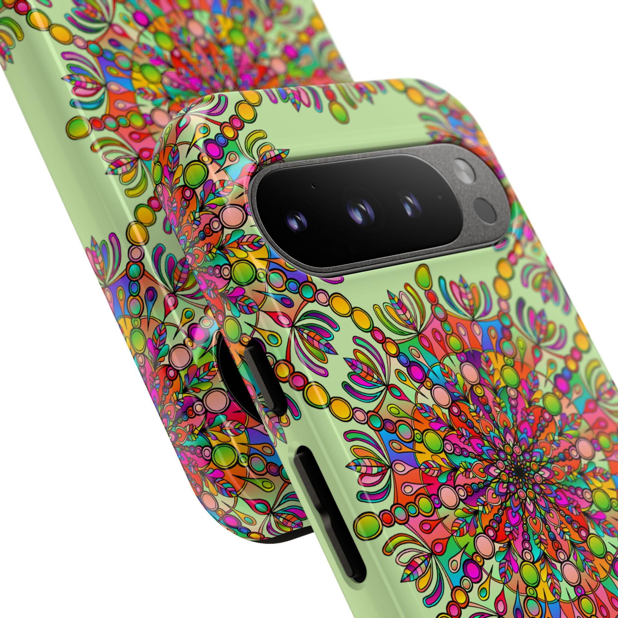 Vibrant Mandala iPhone & Google Pixel Case | Tough Cases