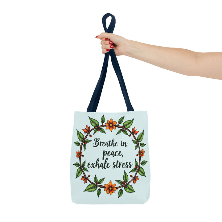 Beautiful and unique Flower Crown Tote Bag with serene and stylish design