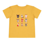Animal Love Kleinkind T-Shirt, süße Cartoon Tiere T-Shirt für Kinder 