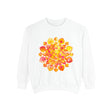 Yoga-inspired sweatshirt with a beautiful and symbolic mandala design