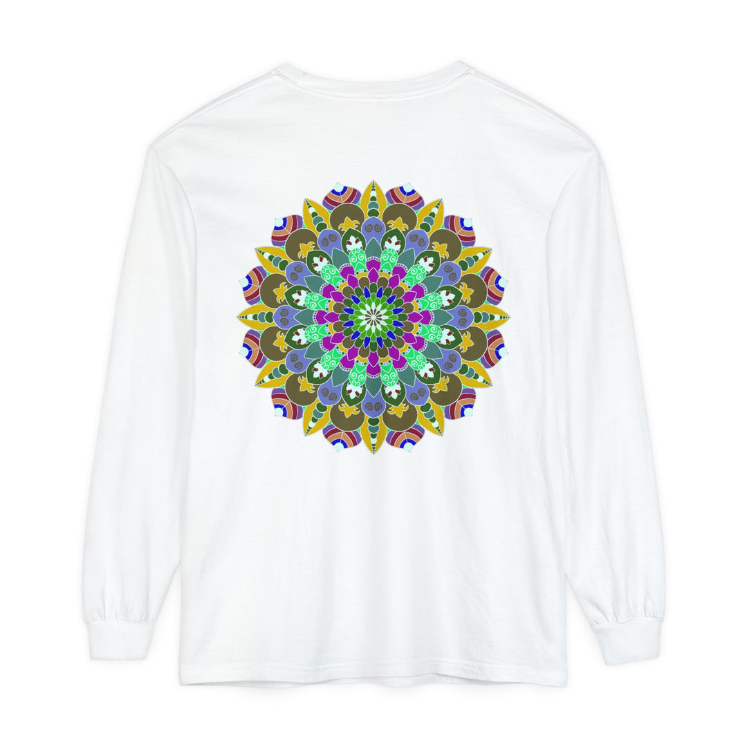 Colorful Mandala Long Sleeve T-Shirt - Spiritual Art 18