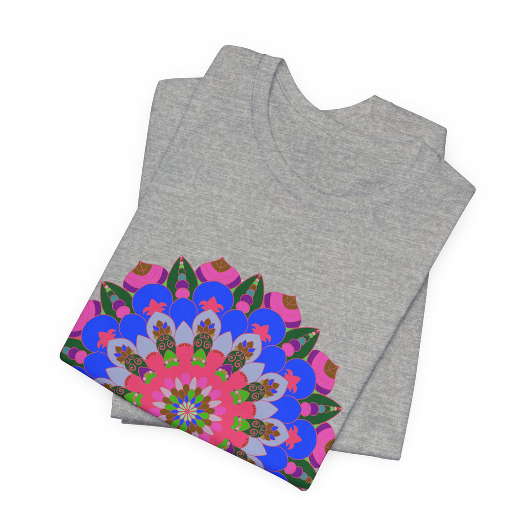 Colorful Mandala Geometric T-Shirt with intricate design and vibrant colors