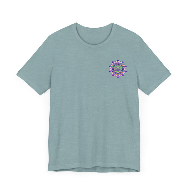 Vibrant Mandala T-Shirt featuring a colorful design representing spiritual peace and harmony, perfect for those seeking inner balance and tranquility