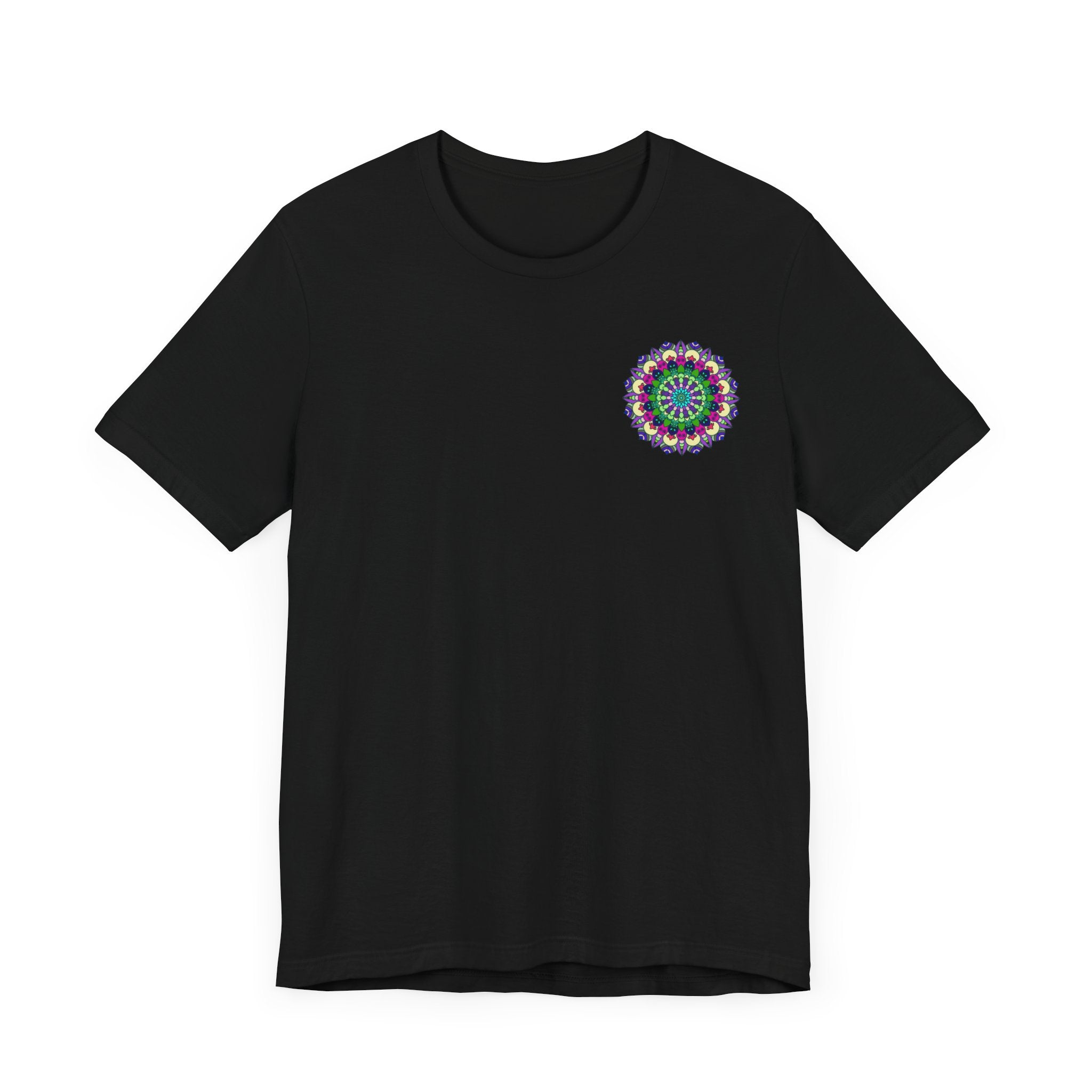 Soft and comfortable mandala pattern t-shirt for spiritual individuals