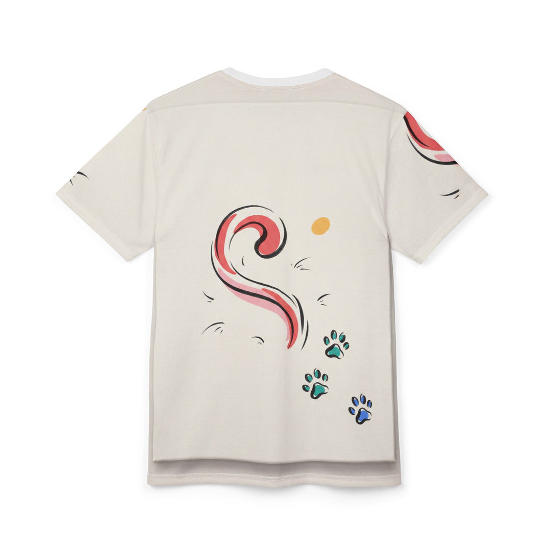 Introvert Cat Tee — Cropped Cozy Line Art