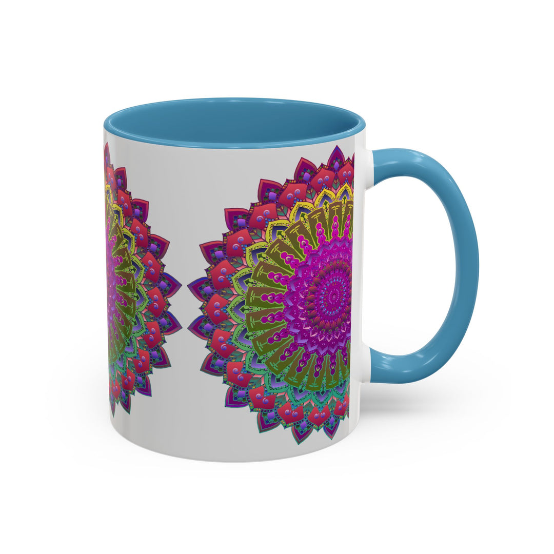 Intricately Designed Mandala Art Mug with Bright and Detailed Design