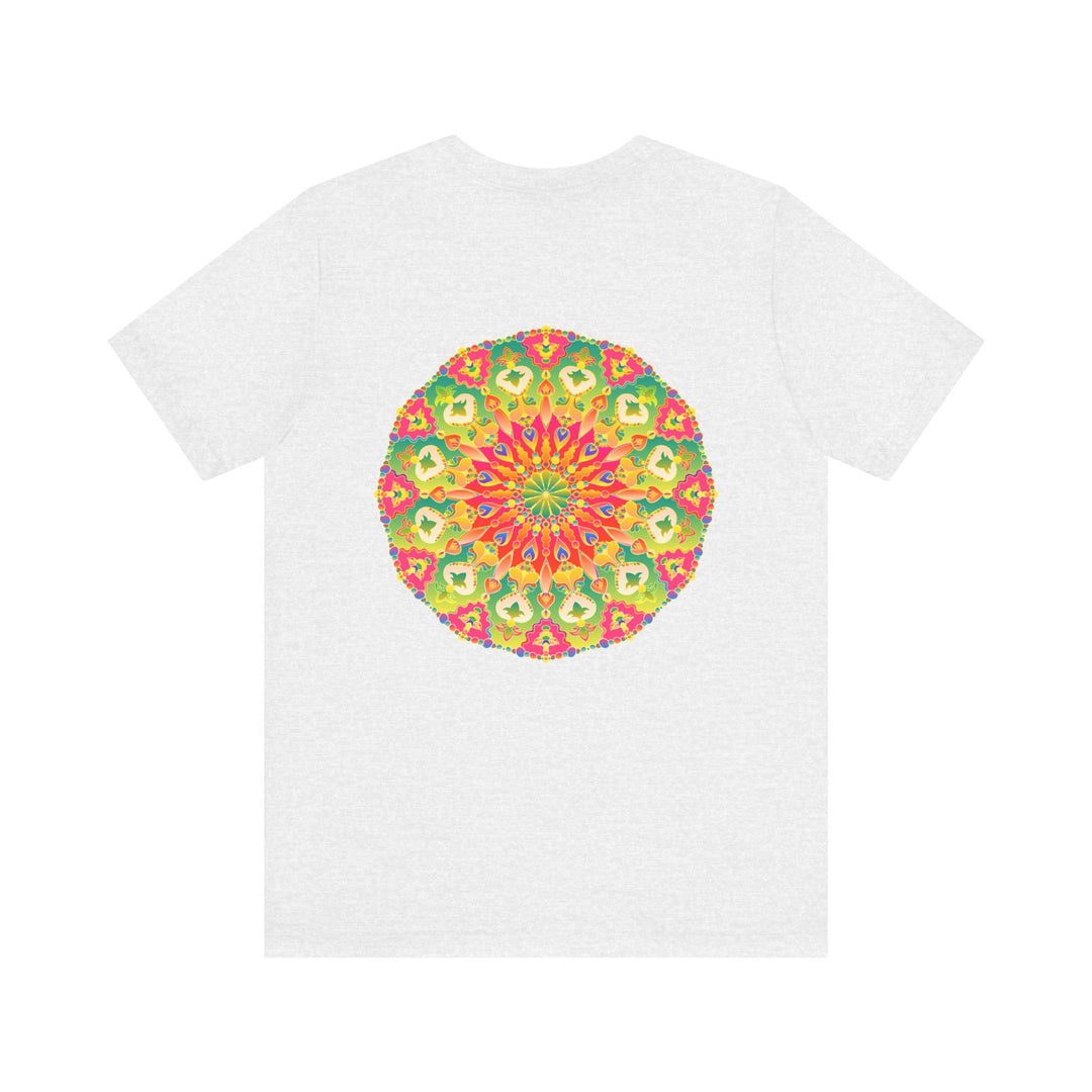 Vibrant Mandala T-Shirt featuring a beautiful design representing spiritual peace and harmony, perfect for those seeking inner tranquility and positivity