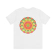 Vibrant Mandala T-Shirt featuring a beautiful design representing spiritual peace and harmony, perfect for those seeking inner tranquility and positivity