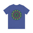 Beautiful mandala peace tee with intricate spiritual design promoting harmony and tranquility