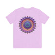 Vibrant Mandala T-Shirt featuring intricate spiritual design for inner peace and harmony