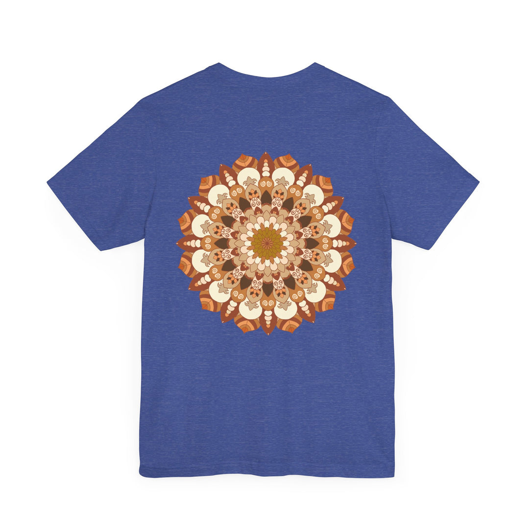 Beautiful mandala tee featuring intricate design for spiritual peace and harmony