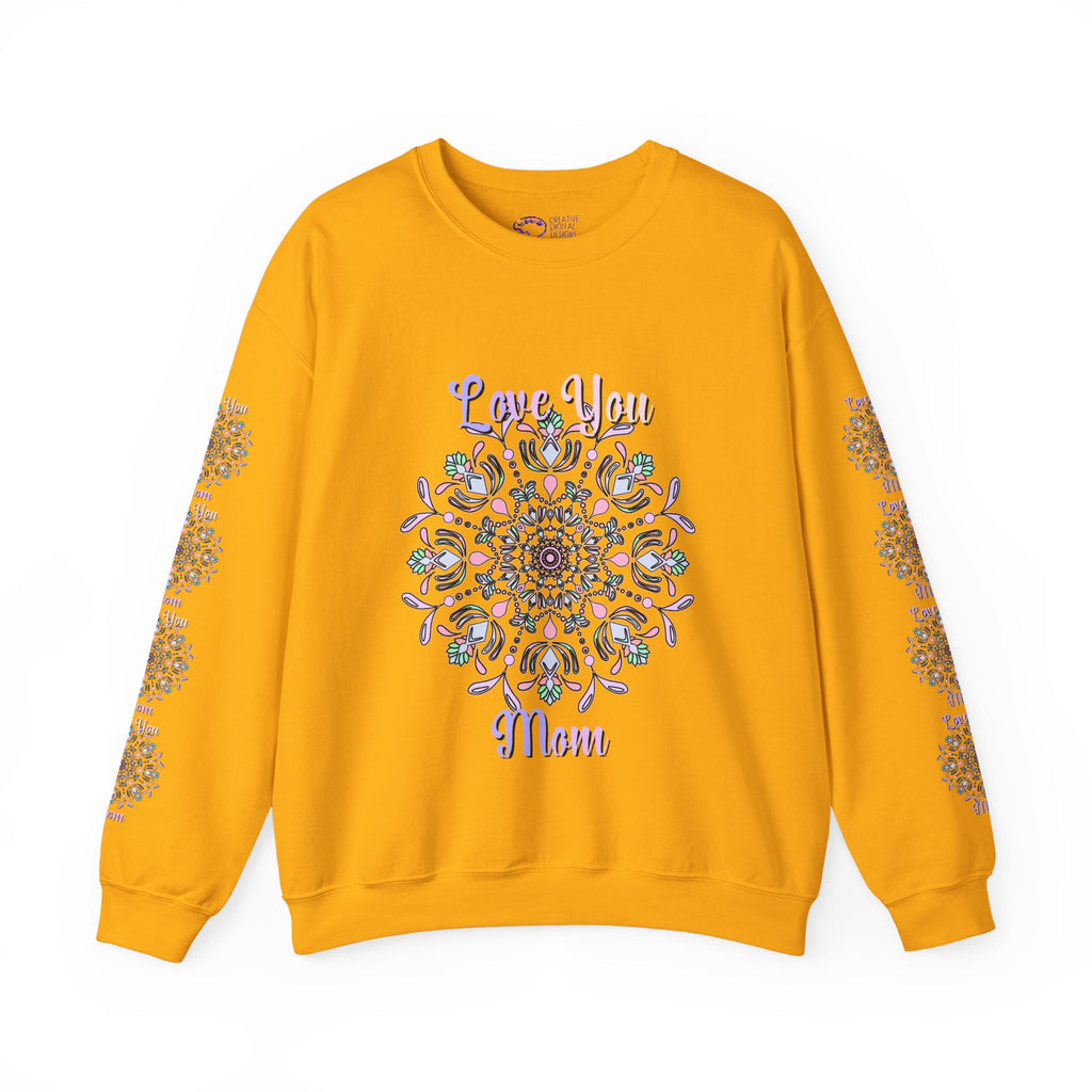 Felpa Mandala "Mamma Potente" in Morbide Tonalità Pastello