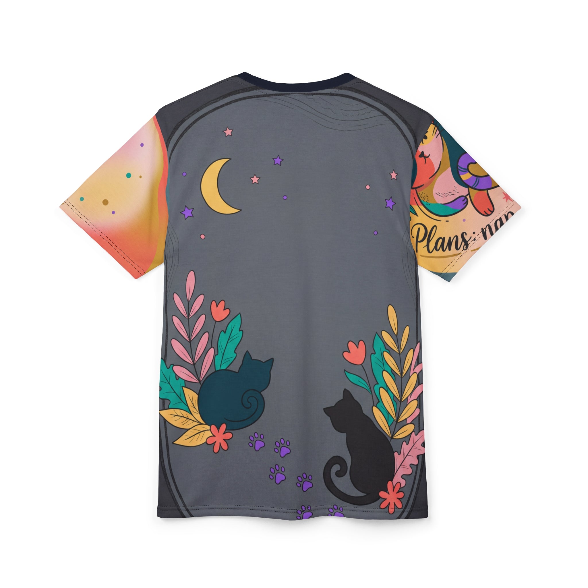 Cat Sun & Shadows Tee — "Nap, Snack, Repeat"