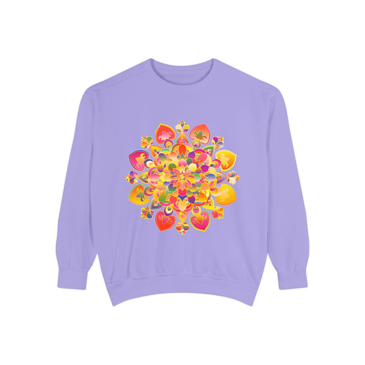 Vibrant Mandala Sweatshirt featuring a colorful and detailed design perfect for standing out