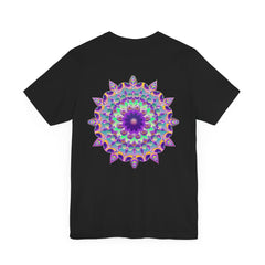 Beautiful Mandala Tee with colorful and symmetrical mandala print, symbolizing unity and harmony